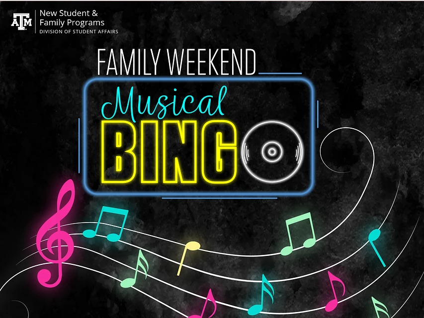 Cover image for Family Weekend Musical Bingo