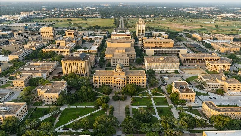 academic building aerial view